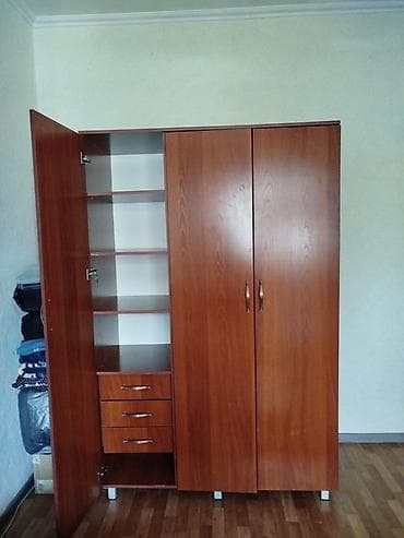 Шифоньер, шкаф для одежды, Б/у, Прямой, ЛДСП