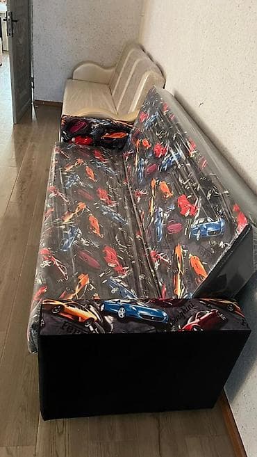 черный кожанный диван: Прямой диван, Новый, Трехместный — 10