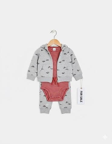 Комплект, цвет - Серый, Новый