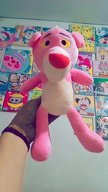 детские машинки на пульте управления: Мягкие игрушки-герои, набор: - Зеленая лягушка с выпуклыми глазками — 4