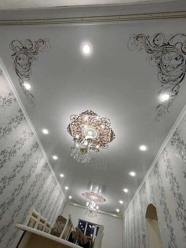 Натяжной потолок Глянцевое, Матовое, 3D потолки Гарантия, Бесплатная консультация, Бесплатный замер