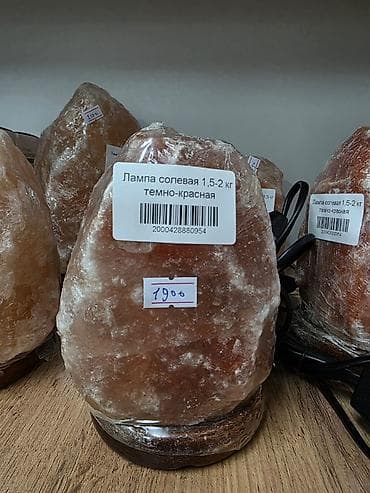 Натуральная солевая лампа для уюта, мягкого освещения и комфортной — 4
