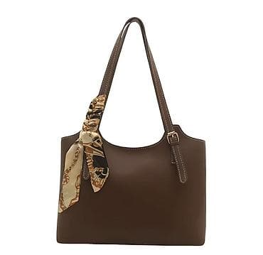 Классическая сумка, Материал: Искусственная кожа, Регулируемый ремень, Женские — 2