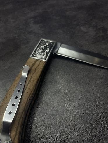 Кесүүчү шаймандар: Складной карманный нож с клипсой - Клинок прямой формы со спусками — 2