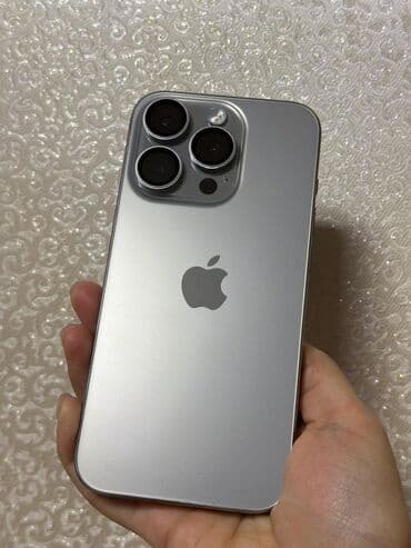 IPhone 15 Pro, Б/у, 256 ГБ, Серебристый, 87 %