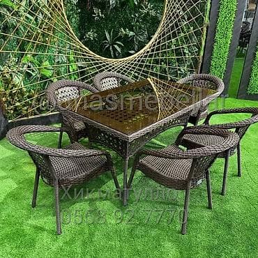 Декор и интерьер: Комплект садовой мебели, Кресла, Ротанг — 1