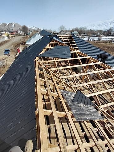 машинная вышивка: Кровельные работы под ключ - Устройство сложной многоскатной крыши — 6