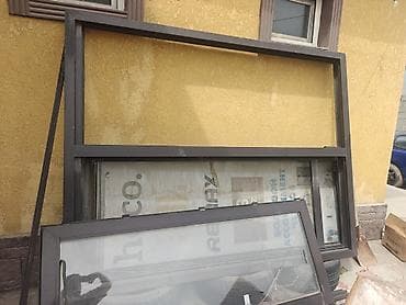 дверные стекла: Продаю Алюминиевые оконные рамы состеклопакетом и створки в комплекте — 1