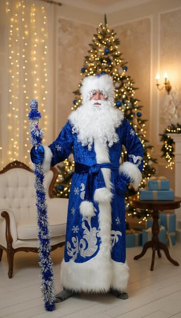 прокат национальных костюмов для детей: Прокат костюмов деда мороза и снегурочки — 1