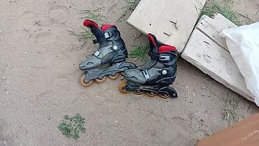 ботый: Роликовые коньки раздвижные - Тип: фитнес/городские, 4 колеса в ряд - — 2