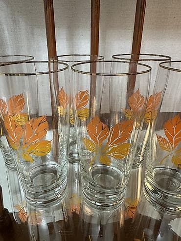 очки стекло: Винтажные стаканы «Смородина», «Осенние листья» из тонкого стекла — 5