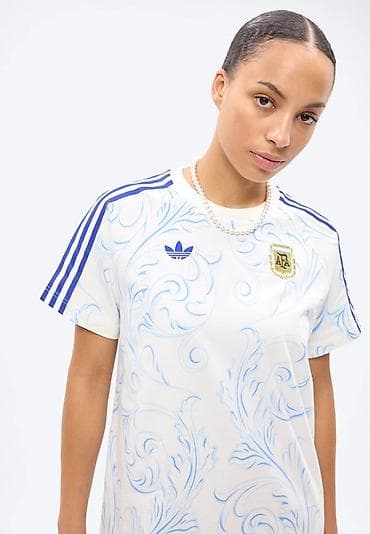 Мужская футболка, S, M, L, Adidas, Новый, цвет - Белый, Платная доставка — 4
