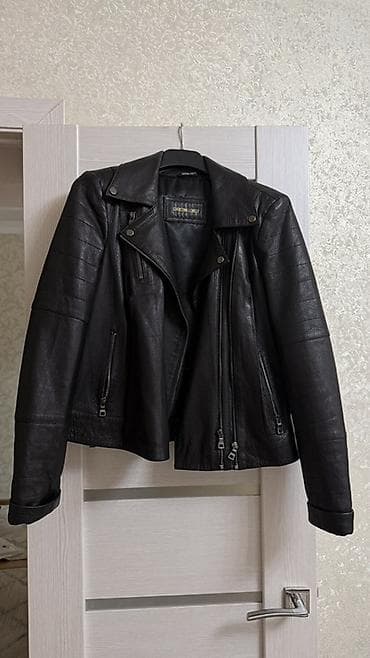 кожный пиджак: Кожаная куртка, Косуха, Натуральная кожа, L, XL — 1