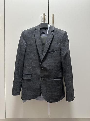 очки компьютерные: Костюмы и пиджаки мужские, серый классический стиль. 1) Тройка — 3