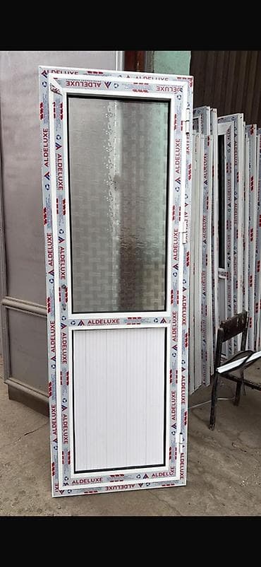 Пластиковые двери: Пластиковая дверь, Новый, Глухие — 1