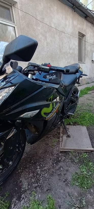 мото маска: Спортбайк Kawasaki Ninja (реплика оформления Movistar) - Кузов — 7