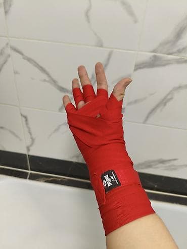 боксёрские бинты: Боксерские бинты Brand Brand Free— пара - Цвет: красный - Материал — 6