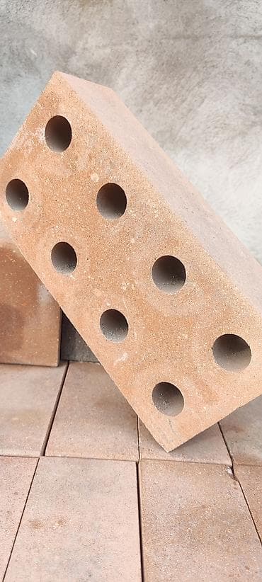 керамические плиты: Керамический, Гладкий, Пустотелый, дырчатый кирпич, Одинарный, 250×120×65 — 3