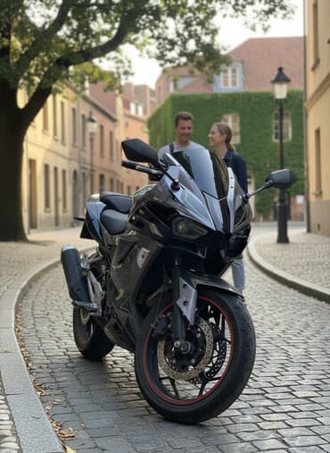 мотоцикл не на ходу: Спортбайк Kawasaki, 250 куб. см, Бензин, Взрослый, Новый — 1