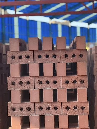 Пустотелый, дырчатый, Жженый кирпич, Одинарный, 250×120×65