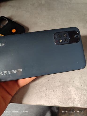 скупка компьютероа: Redmi, Redmi Note 11, Б/у, 64 ГБ, цвет - Черный, 2 SIM — 2
