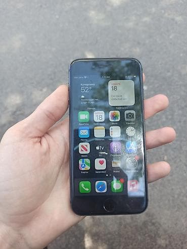 ipone 8: IPhone 8, Б/у, 64 ГБ, Space Gray, Кабель, 80 % — 3