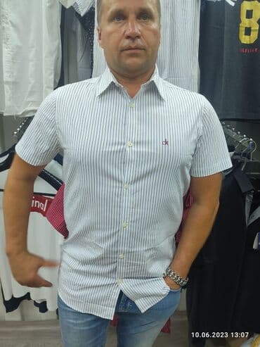 таблица размеров мужской одежды разных стран: Рубашка мужская брендовая размер s.m.l.xl. ткань хб качество — 2