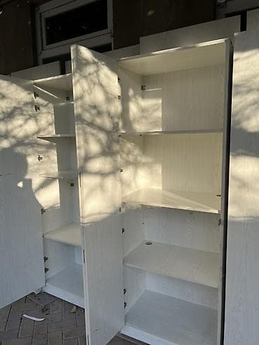 тумба с полочками: Офисный шкаф, цвет - Серый, ЛДСП — 4