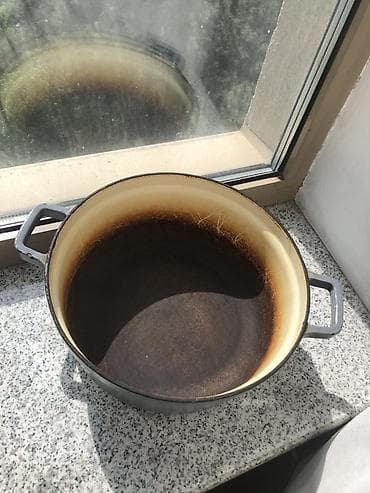 кара казан: Чугунная жаровня/казан с крышкой - Материал: тяжелый литой чугун с — 1