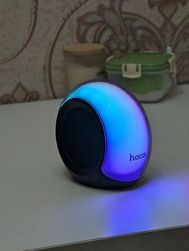 samsung a10s: Портативная Bluetooth-колонка Hoco с RGB‑подсветкой - Компактный — 1