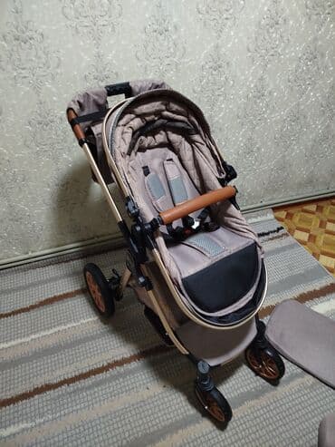 дождевик для коляски: Коляска, цвет - Золотой, Б/у — 9