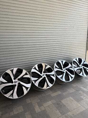 Литые Диски R 18 Subaru, Комплект, отверстий - 5, Б/у