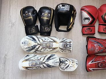 бокс лапа: Набор экипировки для единоборств Состав: - Боксерские перчатки RAMBA — 2
