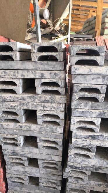 брусчатка бишкек дом брусчатки'' тротуарная плитка бордюры бишкек: Тротуарный бордюр, Бетонный, Другие особенности, 1000 — 10