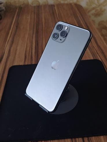 realme 10 pro plus: IPhone 11 Pro, Б/у, 256 ГБ, Серебристый, Чехол, 69 % — 1