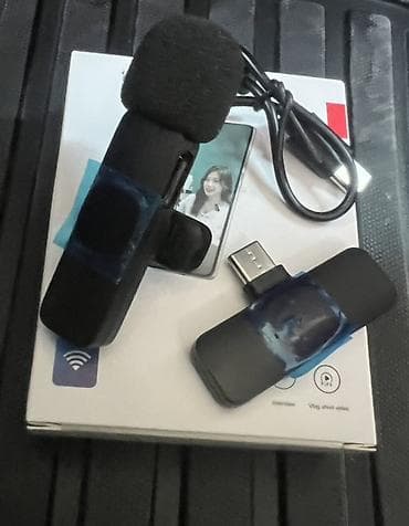 пк с монитором: Беспроводной петличный микрофон с приемником USB‑C - Комплект — 1