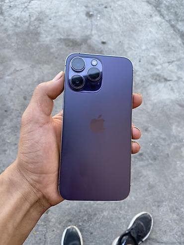 Техника и электроника: IPhone 14 Pro Max, Б/у, 1 ТБ, Deep Purple, 77 % — 1