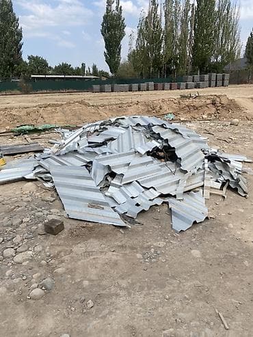 Профнастил: Профнастил (оцинкованные гофролисты), разборные листы после демонтажа — 2