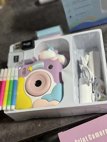 фотоапарат моментальной печати: Детская цифровая камера с моментальной печатью Основные возможности — 2