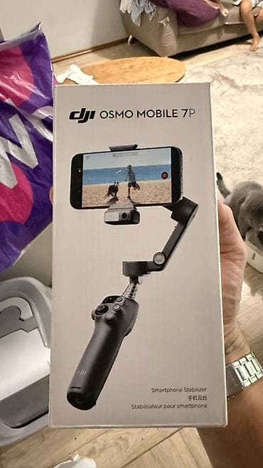 часы спортивеые: DJI Osmo Mobile 7P — ручной стабилизатор для смартфона. Как новый - — 1
