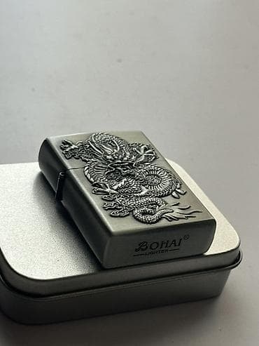 бензиновые зажигалки: Зажигалка, Бензиновая, Б/у — 2
