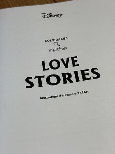 snow white: Раскраска от Disney — Love Stories (Coloriages & Mystères) - — 3