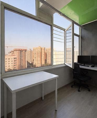 мкр джал: 2 комнаты, 55 м², 12 этаж, Евроремонт — 5