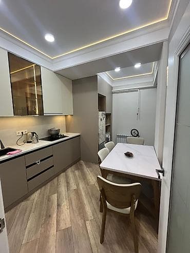 Квартиры: 2 комнаты, 61 м², Джал мкр (в т.ч. Верхний, Нижний, Средний) Элитка, 2 этаж, Дизайнерский ремонт — 6