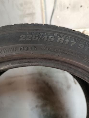 215 45 р17: Шины 225 / 45 / R 17, Лето, Б/у, 1 шт, Легковые, Корея, Kumho — 2