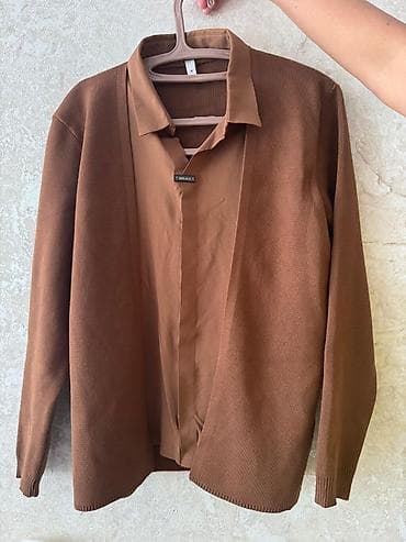 шапка zara: Кардиган, Трикотаж, Осень-весна, Вязаная модель — 1