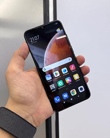 Redmi, Redmi Note 8, Б/у, 32 ГБ, цвет - Черный, 2 SIM