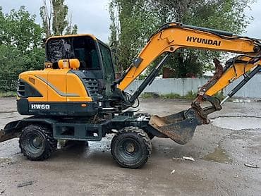 аппарат на замена шины: Экскаватор, Hyundai, Колесный — 1