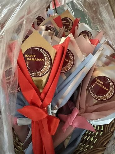 садака: Подарочные мини-букеты с угощениями к Рамадану с мармеладом и — 4