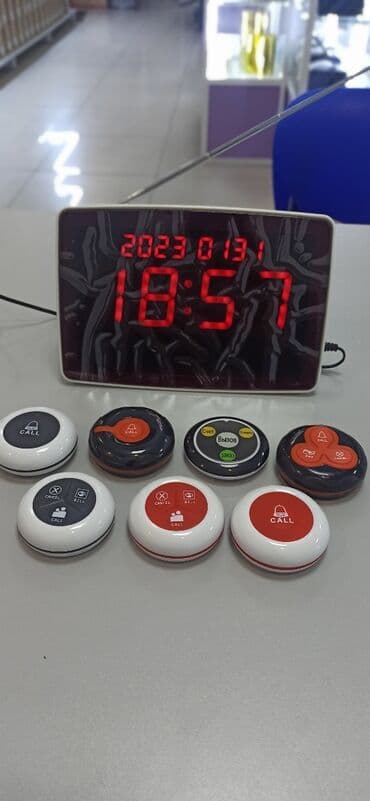 купить бу оборудование для мойки ковров: Кнопка вызова официанта, "Счет, Вызов, Отмена", кнопка вызова — 14